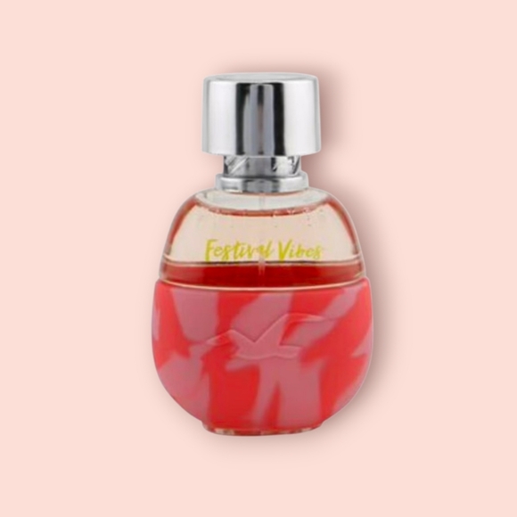 Hollister Festival Vibes 3.4 Oz Eau De Parfum Large Sealed Bottle - Picture 5 of 10